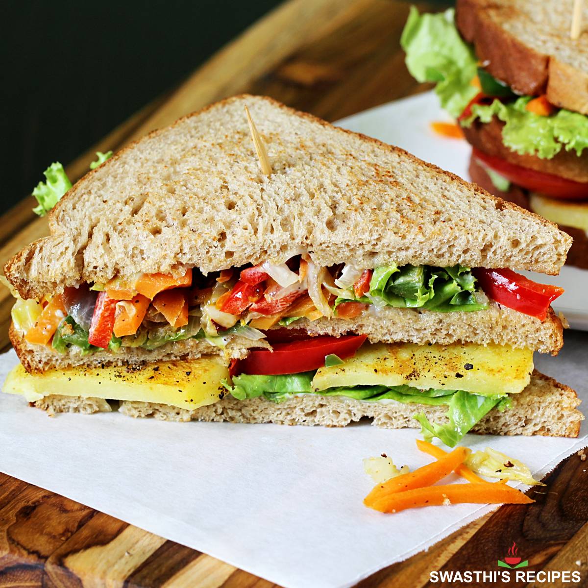 Chicken Egg Club Sandwich