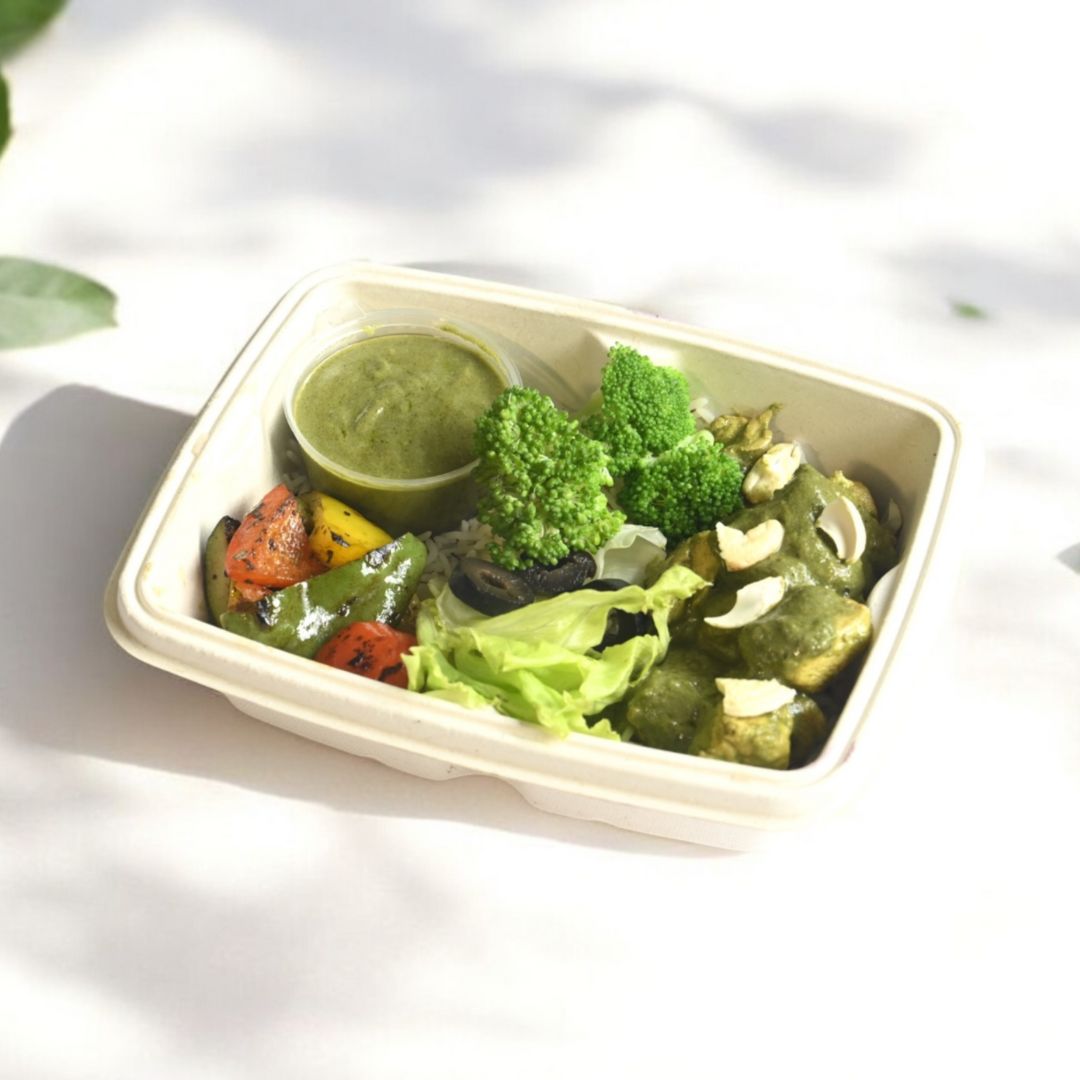 Chicken Pesto Rice Bowl