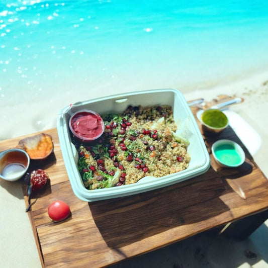 Chicken Quinoa Tabbouleh Salad